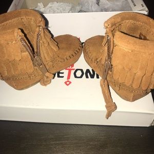Infant Double Fringe bootie